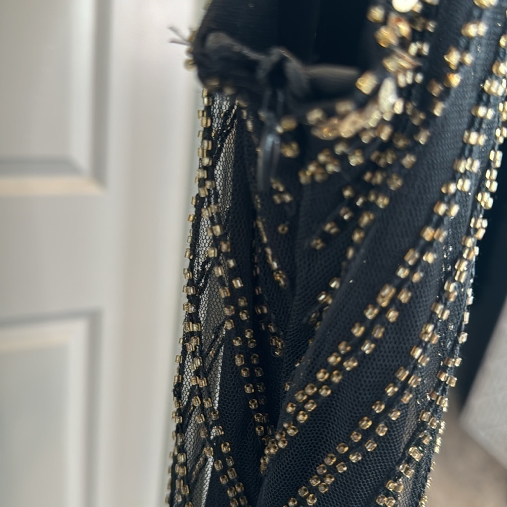 Pretty Guide Black and Gold Sequin tank dress XXL new year holiday formal - Picture 6 of 15